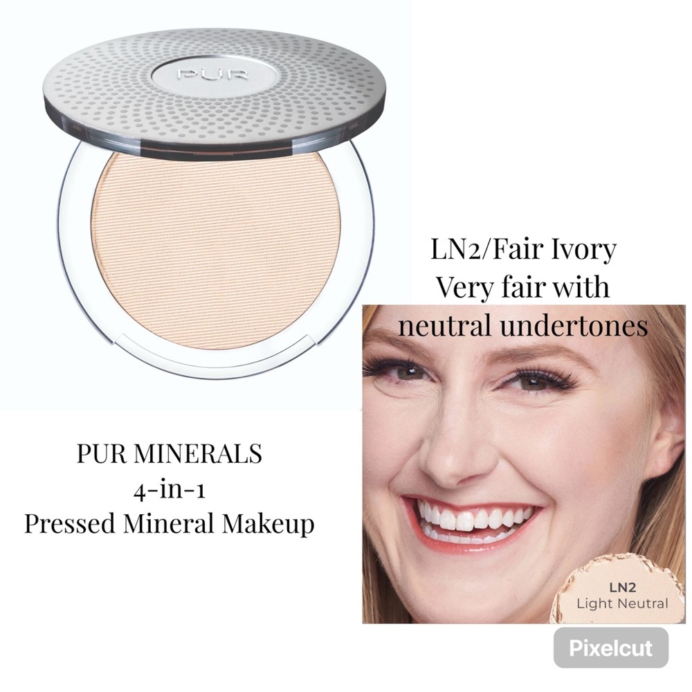 PUR MINERALS 4-in-1 Pressed Mineral Makeup Broad Spectrum SPF 15-LN2 Fair Ivory